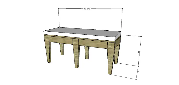 DIY 2x4 Bench Plans