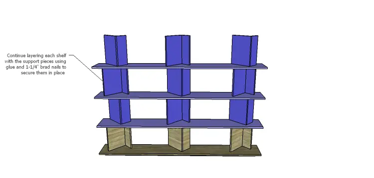 DIY Plans for the Cutaway Shelving Unit-Shelves 3