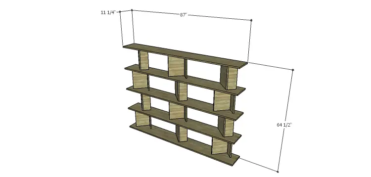 DIY Plans for the Cutaway Shelving Unit