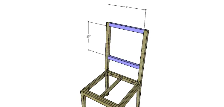 Luna Dining Chair Plans-Back Frame