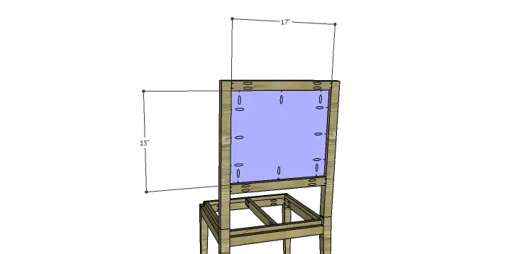 Luna Dining Chair Plans-Back