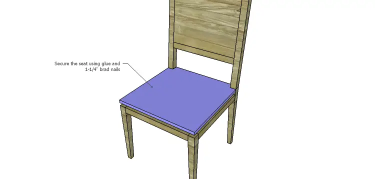 Luna Dining Chair Plans-Seat 2