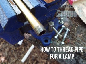 Thread Pipe for a Lamp - DIY Tutorial | Designs by Studio C