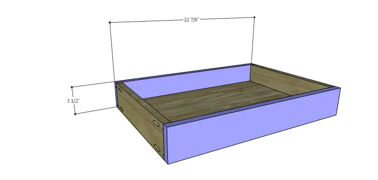 Rialto Console Table Plans-Drawer FB