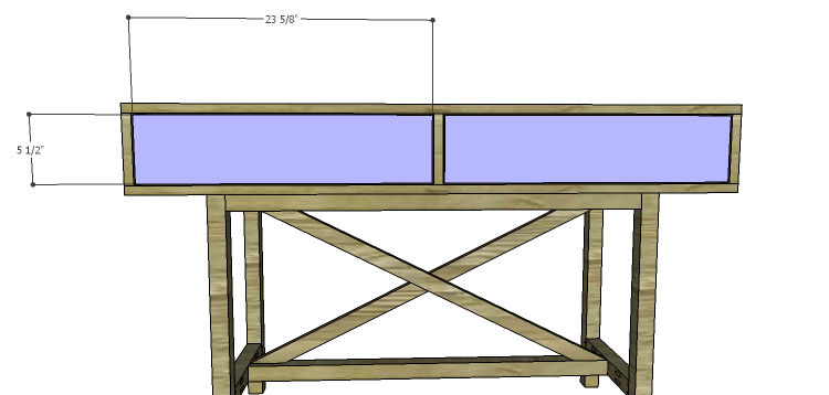 Rialto Console Table Plans-Drawer Fronts