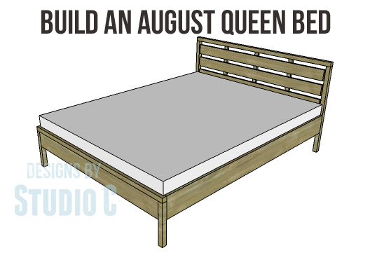 DIY Plans to Build an August Queen Bed-Copy