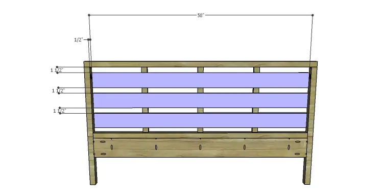 DIY Plans to Build an August Queen Bed-Headboard 2