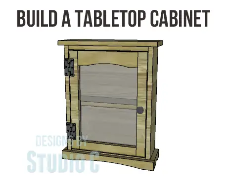 plans build Tabletop cabinet