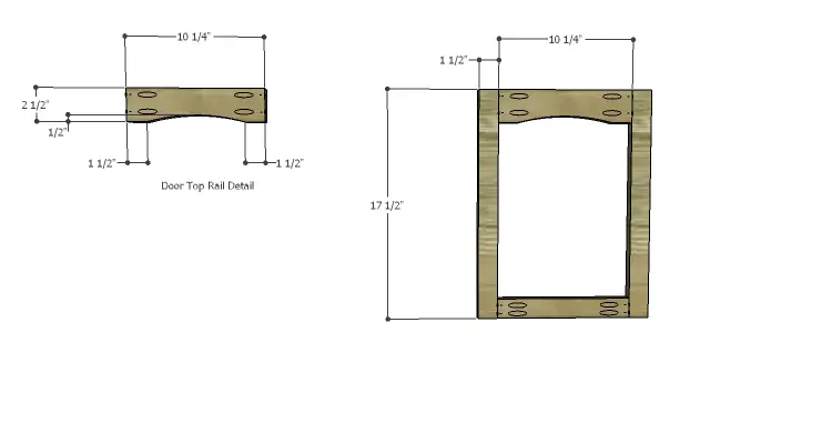 Plans to Build a Tabletop Cabinet-Door 1