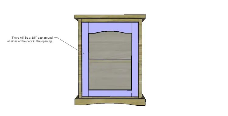 Plans to Build a Tabletop Cabinet-Door 3