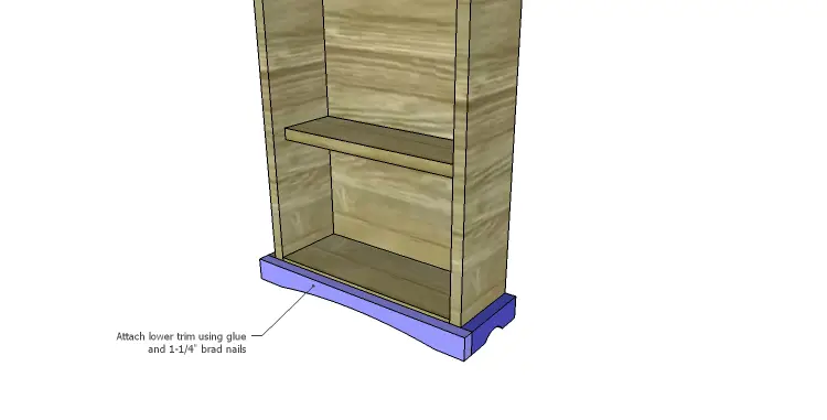 Plans to Build a Tabletop Cabinet-Lower Trim