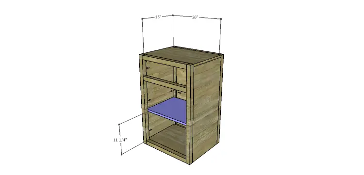 Bennett Cabinet Plans-Shelf