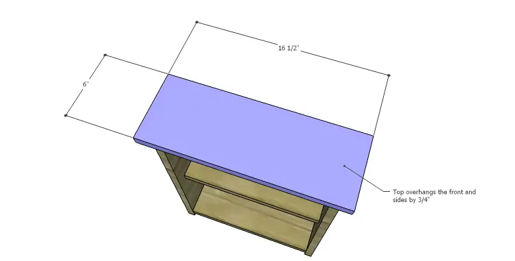 Plans to Build a Tabletop Cabinet-Top