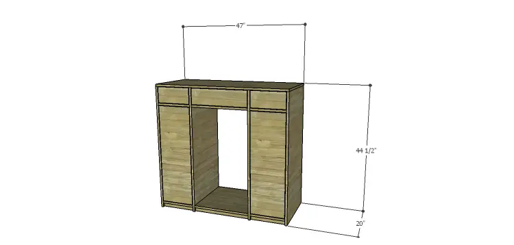 DIY Mini Fridge Cabinet Plans