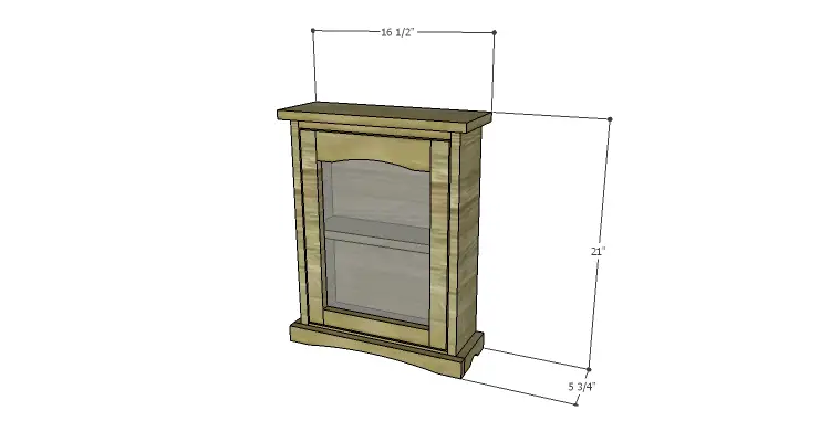 Plans to Build a Tabletop Cabinet