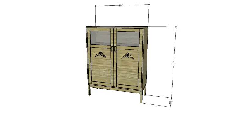 DIY Vintage Pantry Cabinet Plans