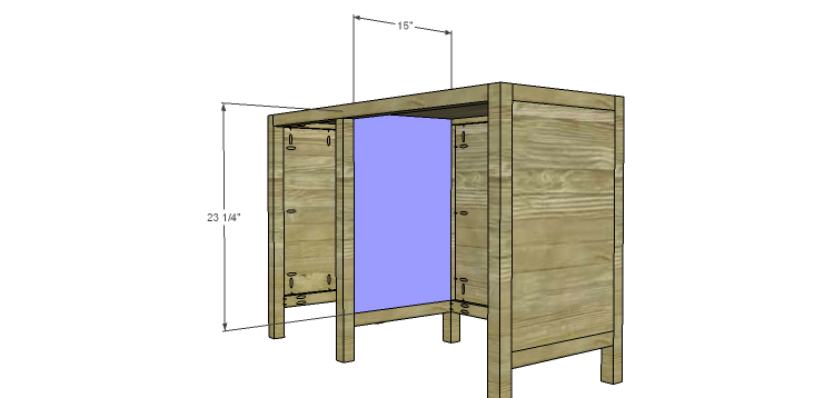 DIY Plans to Build a Vintage Style Desk-divider