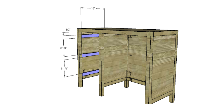 DIY Plans to Build a Vintage Style Desk-drawerspacers