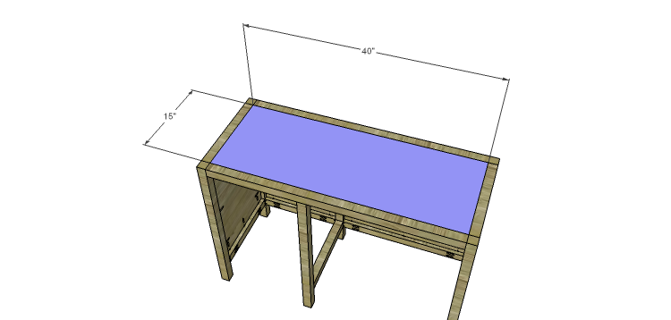DIY Plans to Build a Vintage Style Desk-top