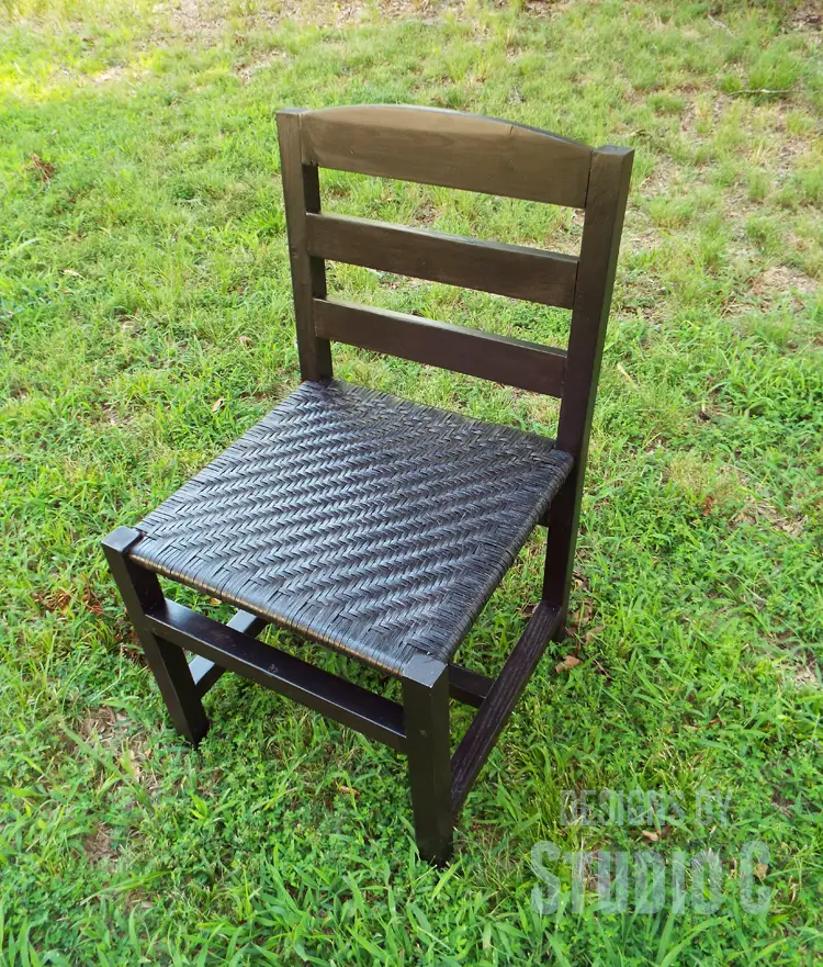 DIY Plans to Build a Splint Seat Chair DSCF1889