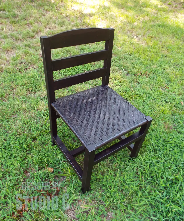 DIY Plans to Build a Splint Seat Chair DSCF1890