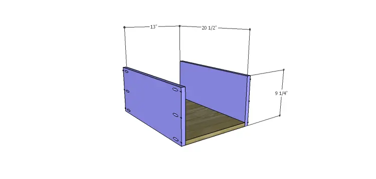 Plans to Build a Double Locker-Drawer BS