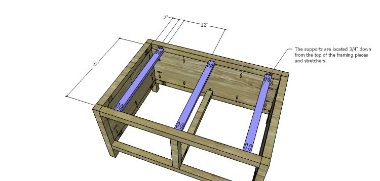 Plans to Build a Double Locker-Top Supports