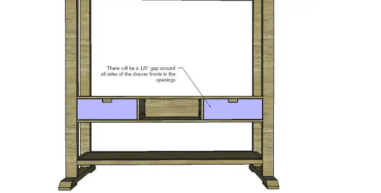 Hilton Media Stand Plans-Drawer Fronts