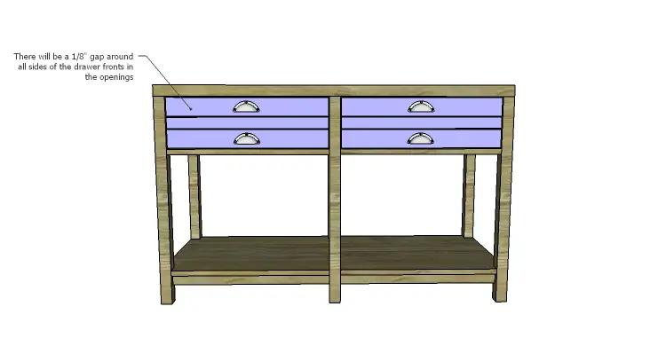 Bridgeman Console Table Plans-Drawer Fronts 2