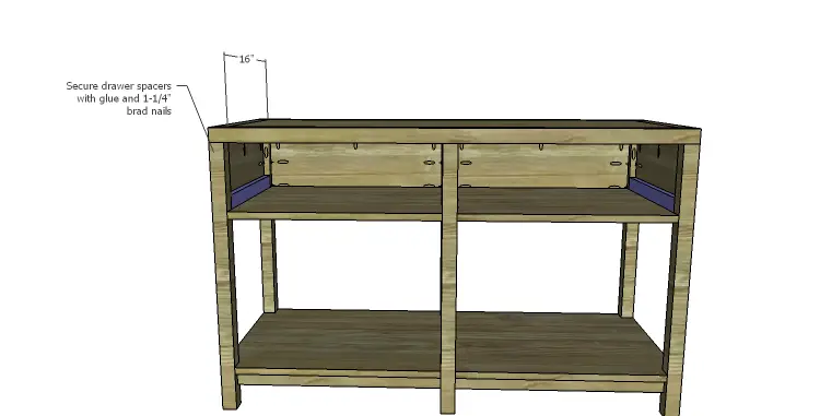 Bridgeman Console Table Plans-Drawer Spacers