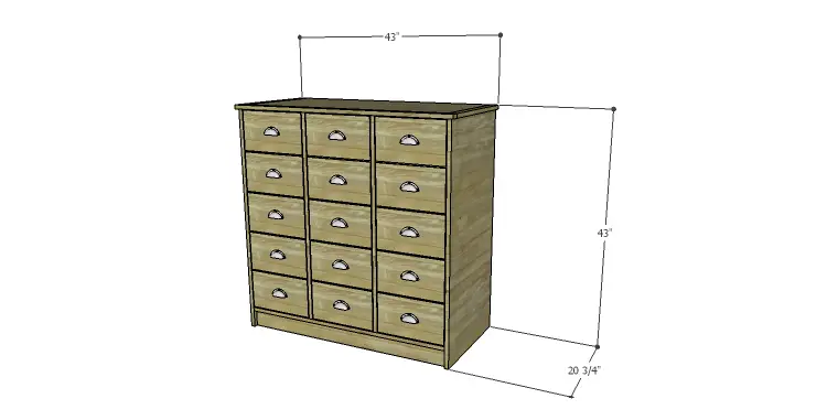 DIY Plans to Build a Howell Bar Cabinet