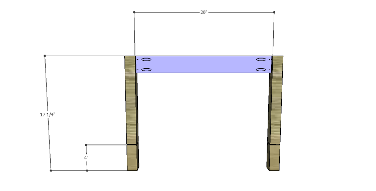 DIY Plans to Build a Natalie Chair_Front Frame