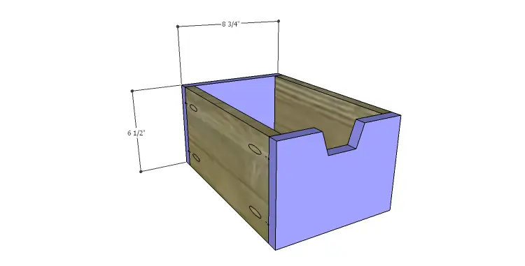 Plans to Build a Drake Chest_Top Center Drawer FB