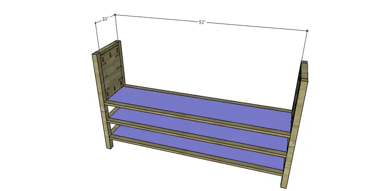 DIY Plans to Build a Brandy Console Table-Shelves