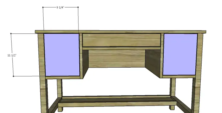 Randall Desk Plans-Doors