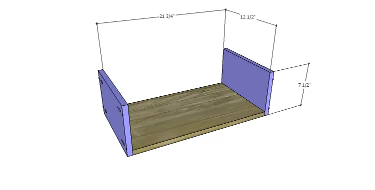 DIY Plans to Build a Spring Rose Dresser-Lg Drawer BS