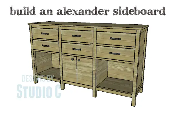 DIY Plans to Build an Alexander Sideboard_Copy