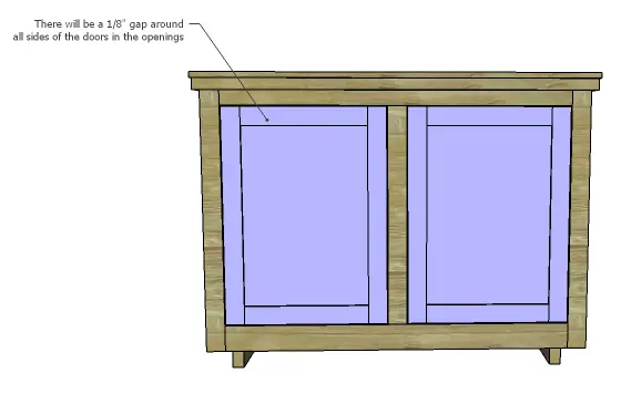 DIY Plans to Build an Eclectic Wood Sideboard_Doors 2