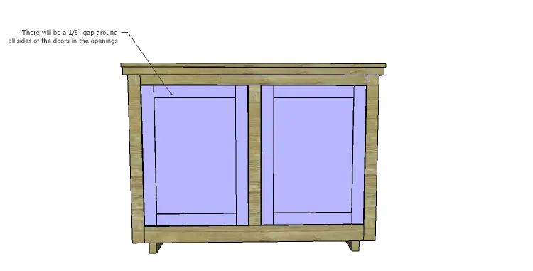 DIY Plans to Build an Eclectic Wood Sideboard_Doors 2