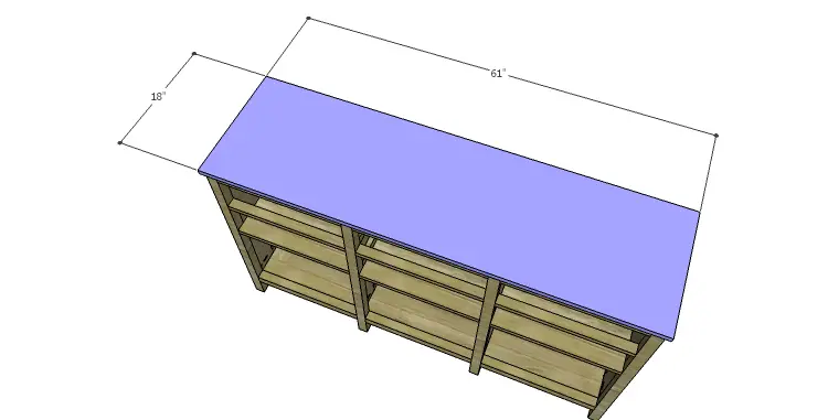 DIY Plans to Build an Alexander Sideboard_Top