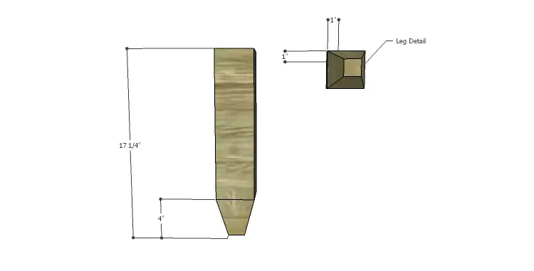 DIY Plans to Build a Messner Coffee Table-Legs