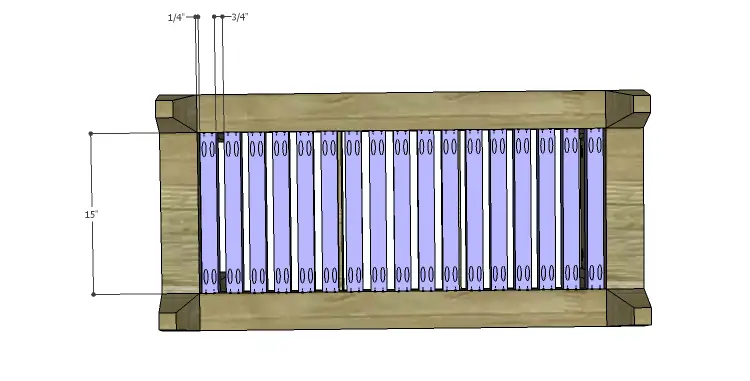 DIY Plans to Build a Messner Coffee Table-Shelf Slats