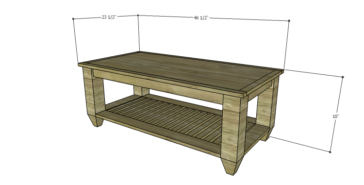 DIY Plans to Build a Messner Coffee Table