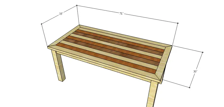 DIY Plans to Build a Burlington Dining Table
