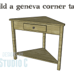 build a geneva corner table image with title of furniture plan