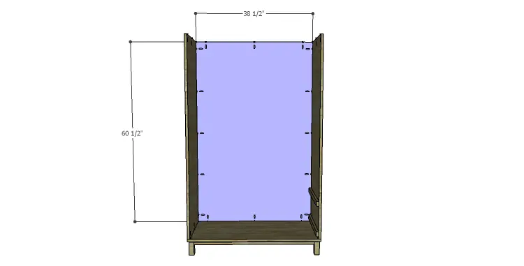 DIY Plans to Build a Starling Armoire_Back