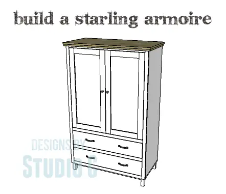 plans build Starling armoire