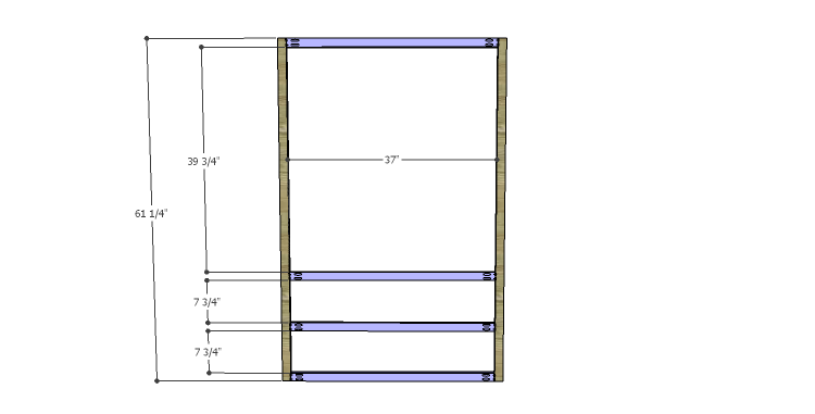 DIY Plans to Build a Starling Armoire_Front Frame 1