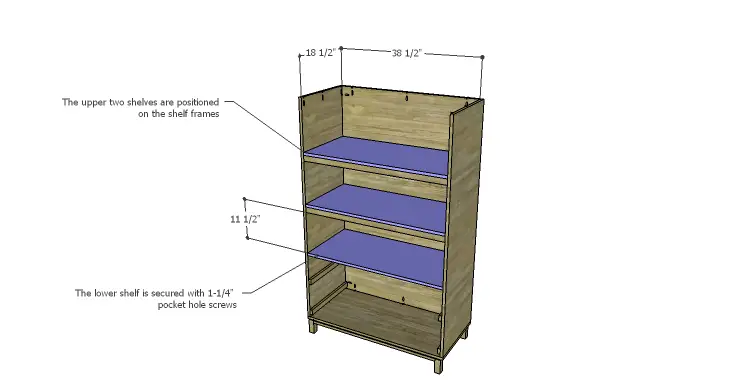 DIY Plans to Build a Starling Armoire_Shelves