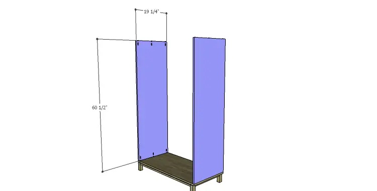 DIY Plans to Build a Starling Armoire_Sides